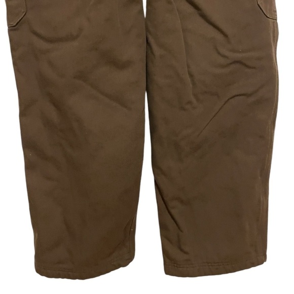 Duluth Dark Brown Fire Hose Fleece Lined Cargo Pants Relaxed Fit Size 44x34 - Picture 6 of 11